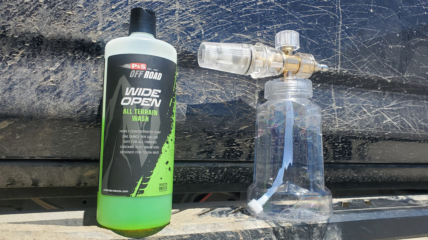 P&S OFF-ROAD COLLECTION WIDE OPEN Soap and PIT STOP DETAIL SPRAY