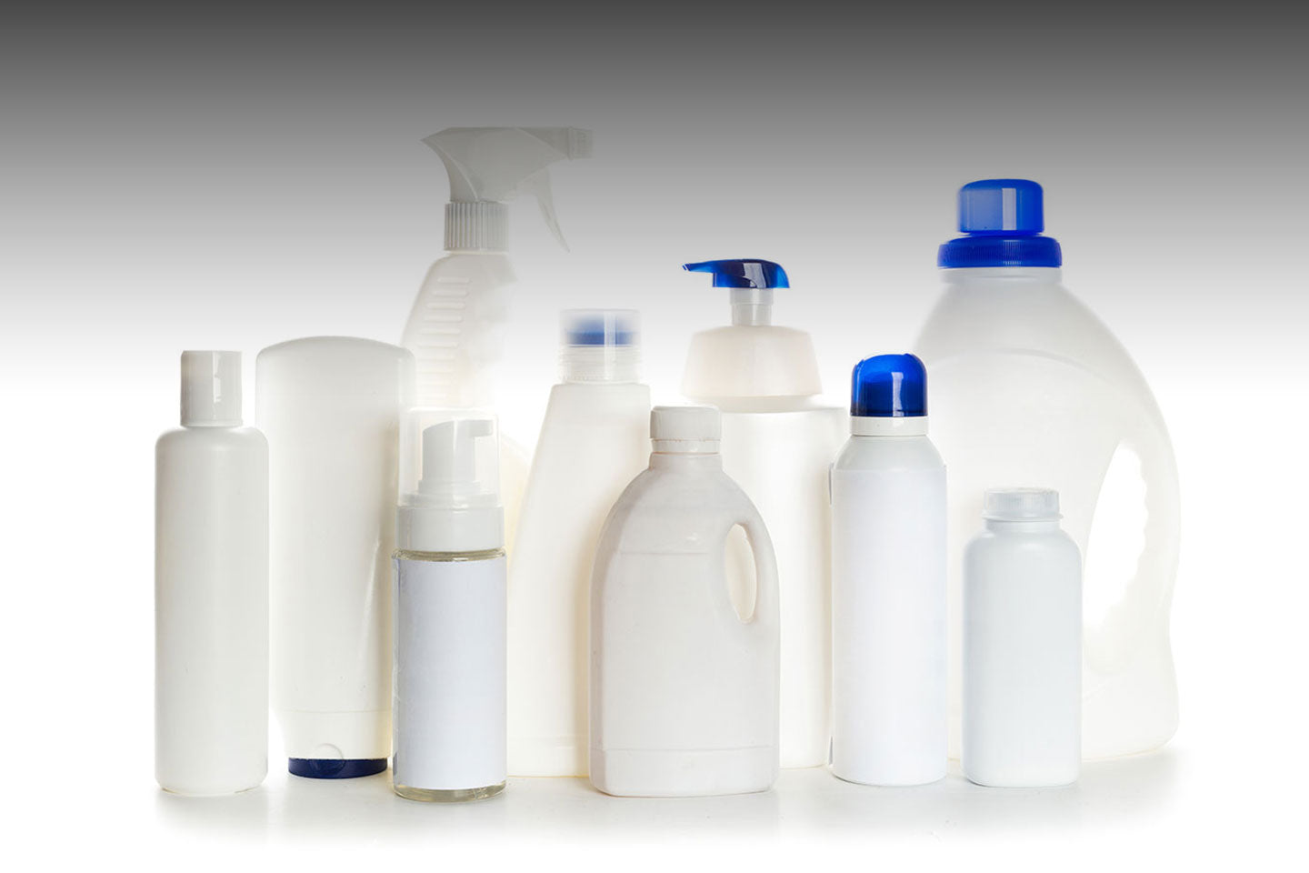 bottles and sprayers