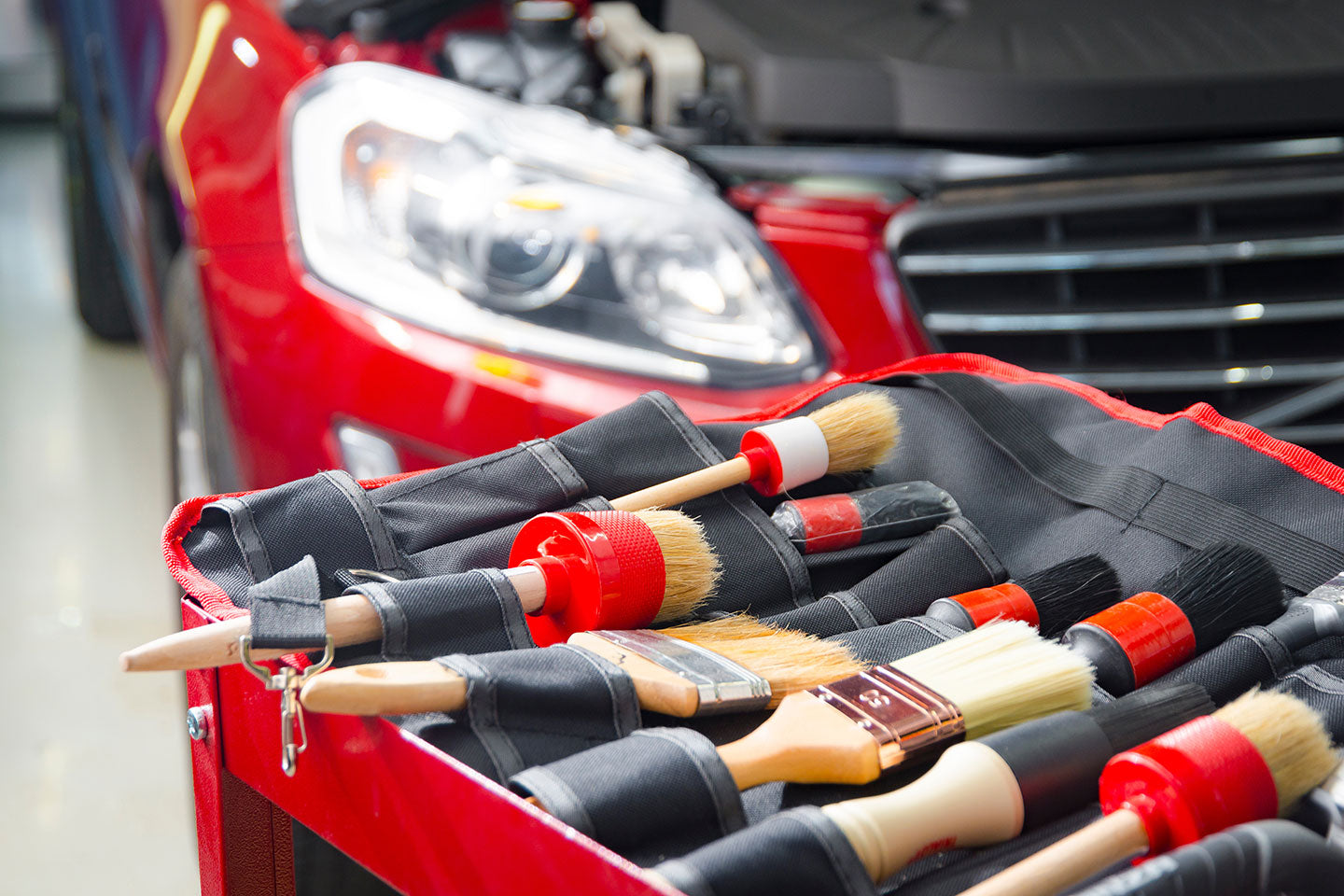 car detailing brushes