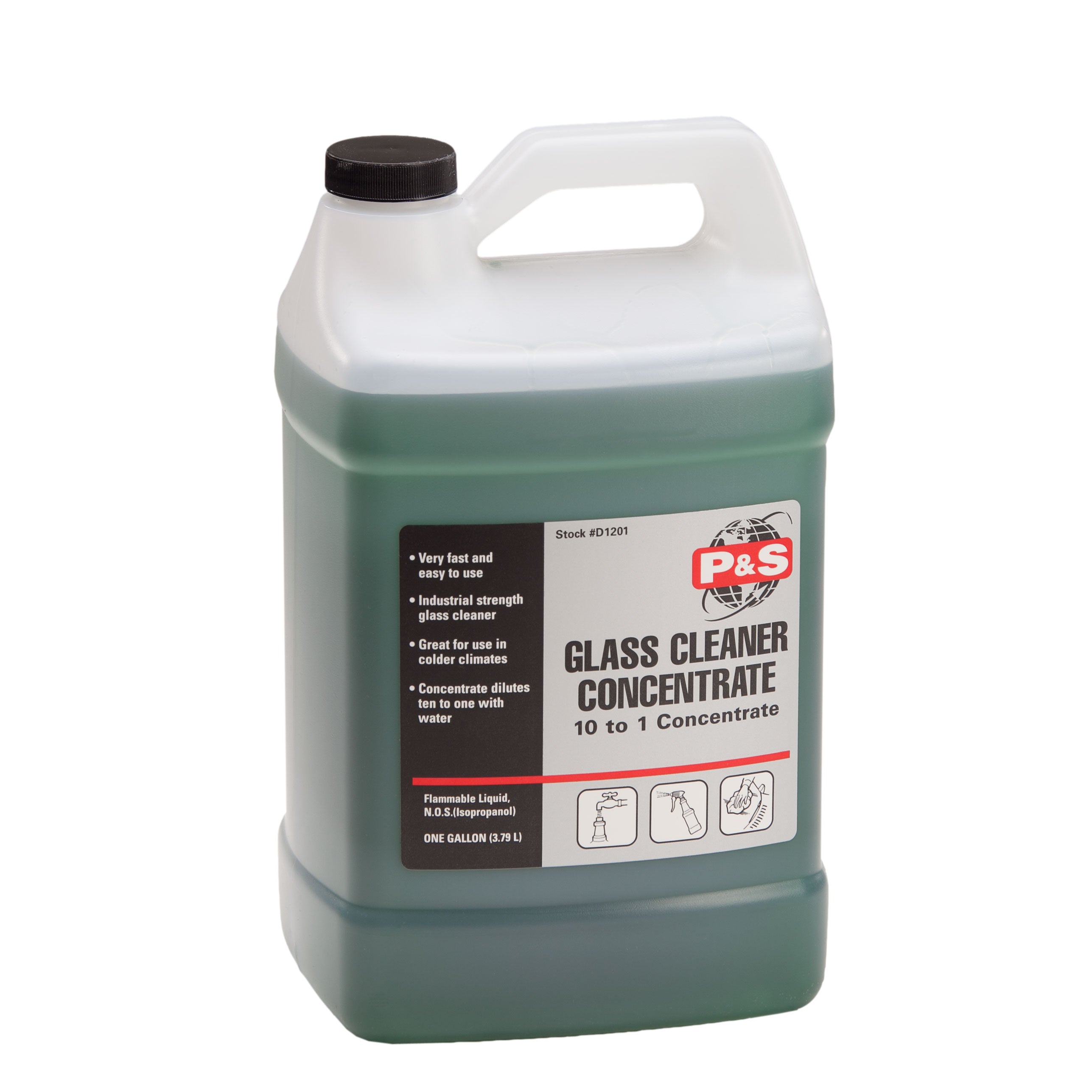 Meguiars Glass Cleaner Concentrate, 1 Gallon, dilutes to make an