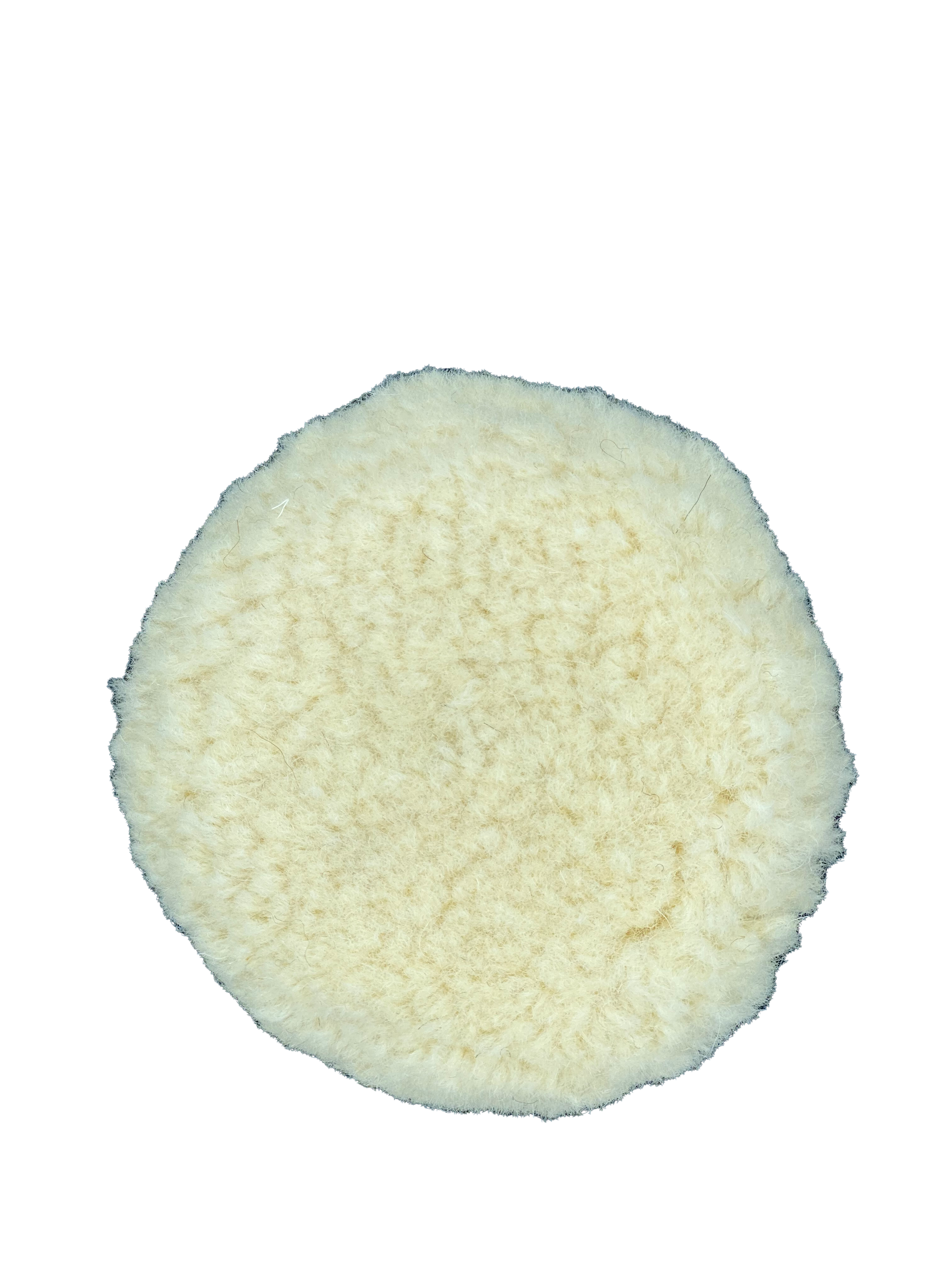 3" White Wool Grip Pad