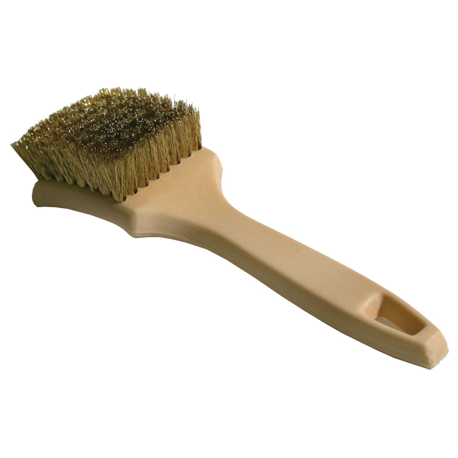 Brass Whitewall Sidewall Tire Brush