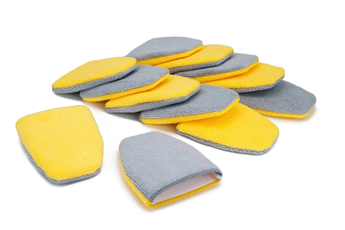 SAVER MITT Microfiber Applicator Finger Mitt with Barrier Layer (5" x 4") 12 pack