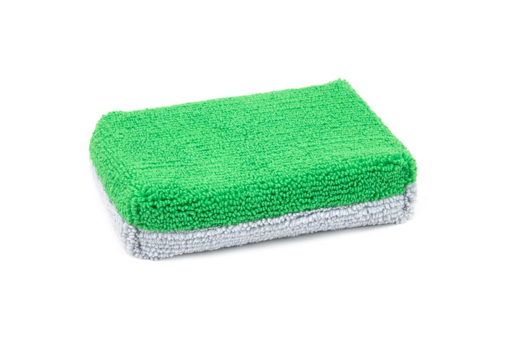 SAVER APPLICATOR THIN - Microfiber Applicator Sponge with Plastic Barrier 12pack