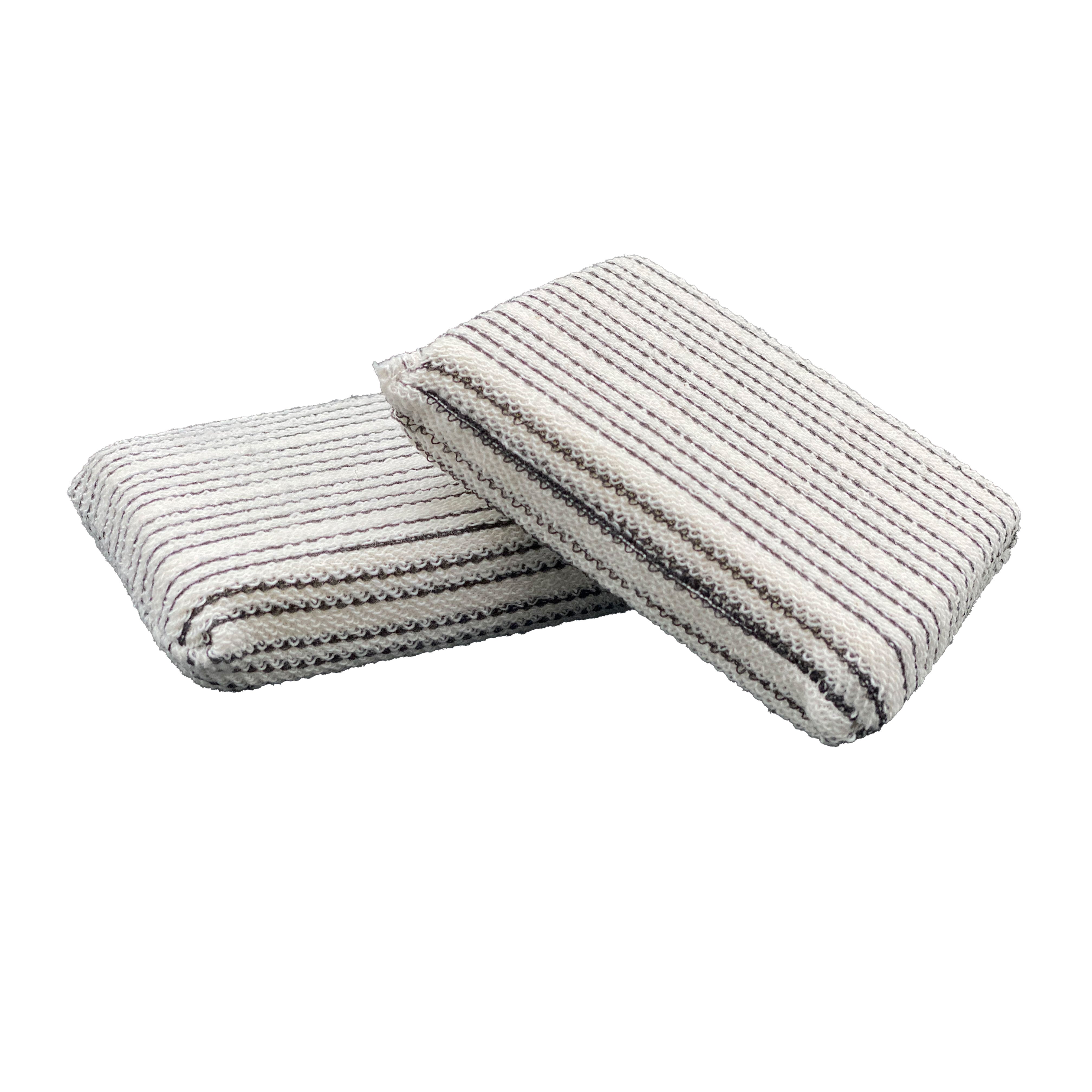 3" x 5" Striped Small Terry Knit Multi Purpose Applicator