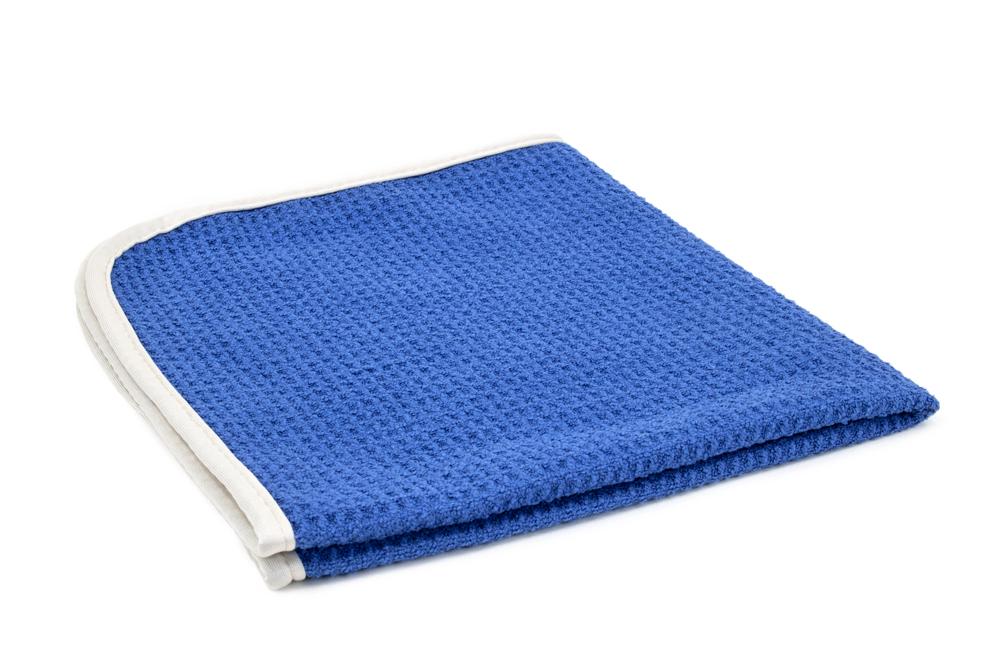 NO STREAK FREAK - Microfiber Waffle Weave Glass Towel ( 16" x 16" 400gsm) 3 pack